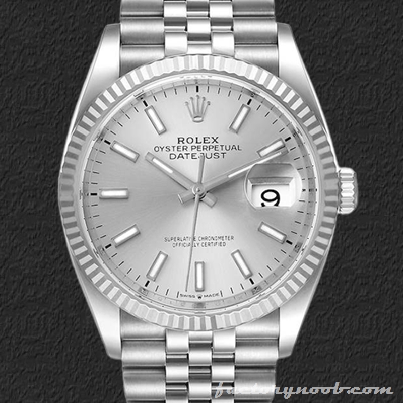 NOOB Replica Rolex Datejust 126234SSJ 36mm Men's Stainless Steel ...