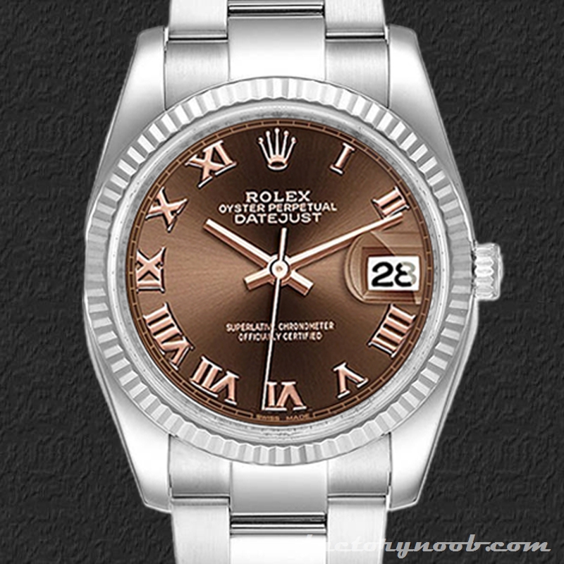 NOOB Replica Rolex Datejust 126334CHRO 40mm Men's Chocolate Dial - NOOB ...