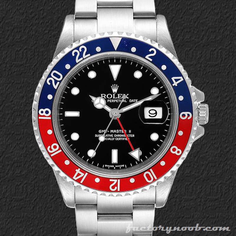 NOOB Replica Rolex Gmt Master Ii 40mm Men's 16710PEPSI Watch - NOOB ...