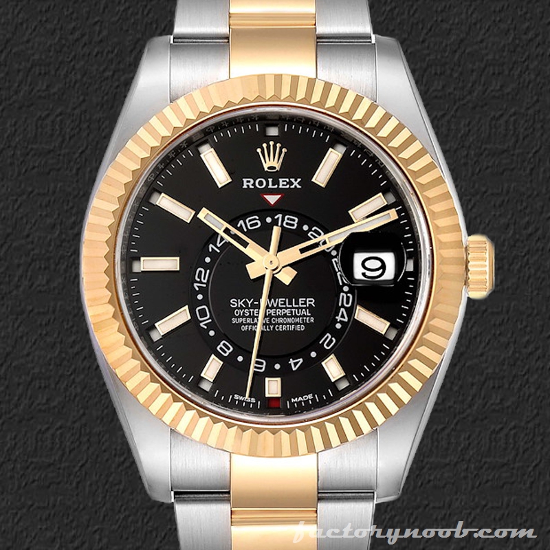 Noob Rolex Sky-dweller m326933-0002 Men's 42mm Automatic - NOOB Watches ...