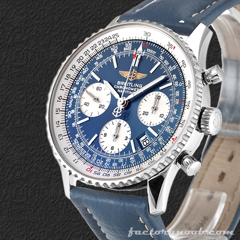 NOOB Replica Breitling Navitimer Around 16mm A23322 Men's Leather ...