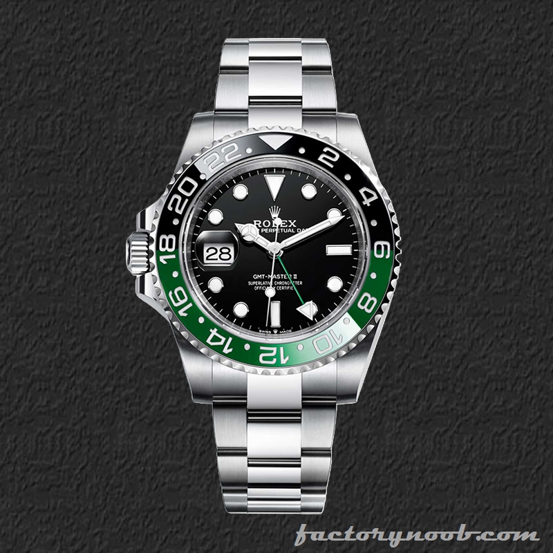 NOOB Replica Rolex GMT-Master M126720VTNR-0001 Men's 40mm Silver-tone ...